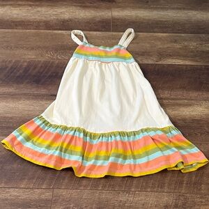 Hanna Andersson Colorful Striped Kids Dress